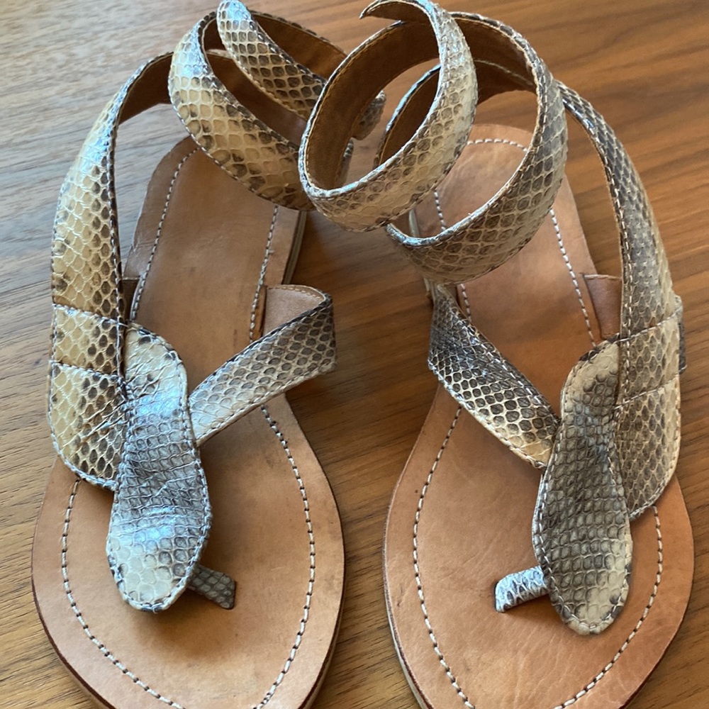 Real Python Skin Sandals - image 7